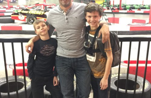 family go-karting in Tampa Bay