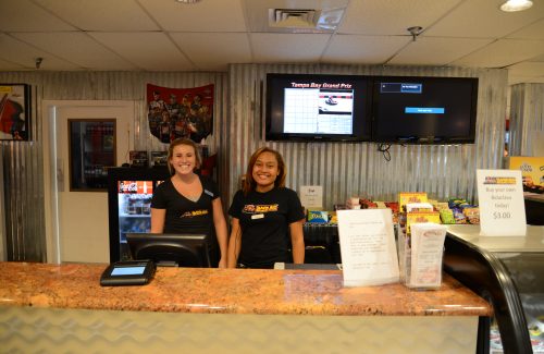 front-desk staff at Tampa Bay Grand Prix