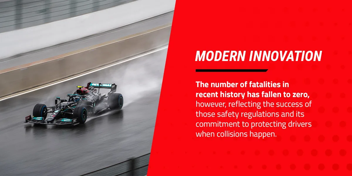 modern innovation in safety of racing